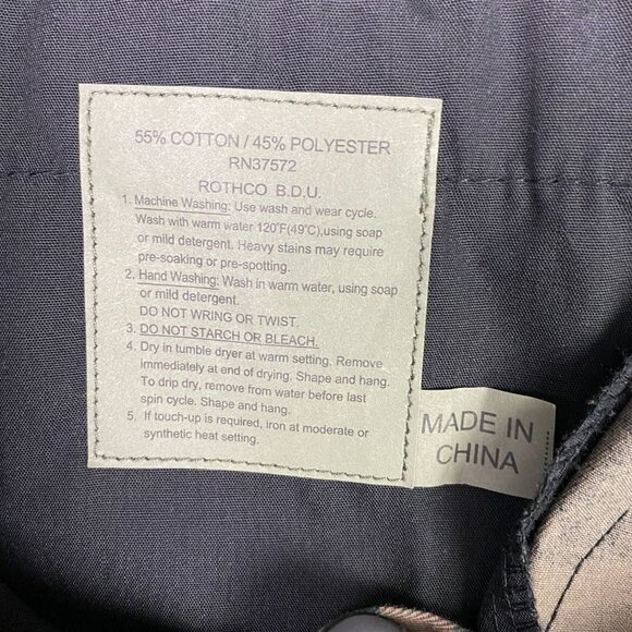 US Army Tiger Stripe Pants Men's Medium Camo Military Rothco BDU Cargo - Picture 11 of 16